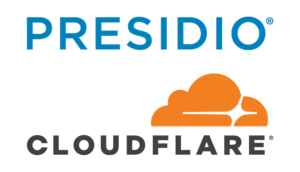 Presidio and Cloudflare logo