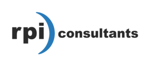 blue and black RPI Consultants logo