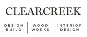 Black and white Clearcreek Custom Builders logo